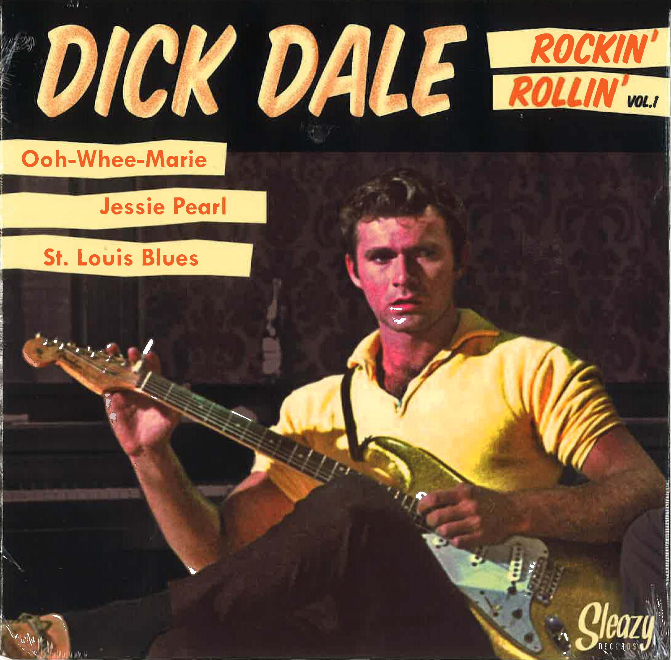 DICK DALE (ディック・デイル) - Rockin' Rollin' vol.1 / Ooh-Whee-Marie +2 (Spain  限定ジャケ付き再発3曲入り 7 EP/New)