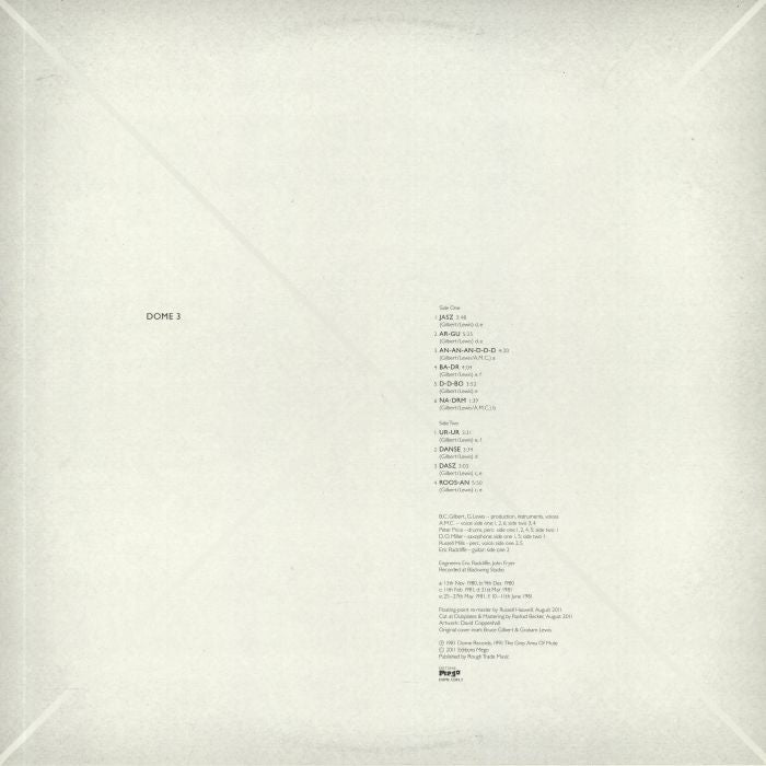 DOME (ドーム) - Dome 3 (Austria 限定復刻再発 LP/NEW)