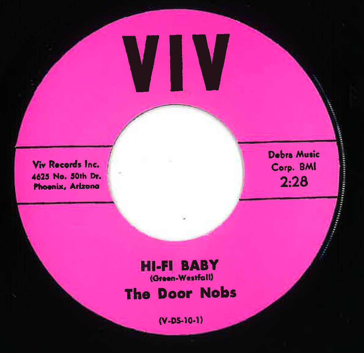 DOOR NOBS, THE (ザ・ドアノブズ) - Hi-Fi Baby / I Need Your Lovin, Babe (US 限定リプロ再発 7インチ/ New) ロックンロール・ジャイヴァー!