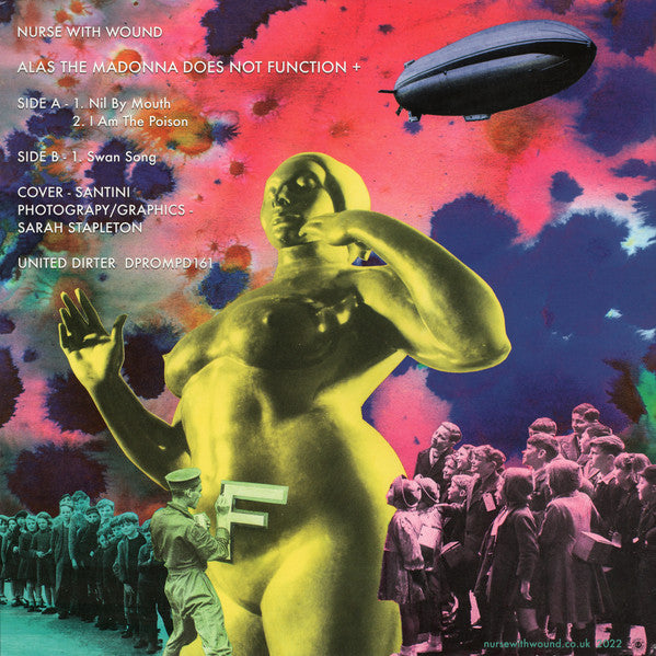 NURSE WITH WOUND (ナース・ウィズ・ウーンド) - Alas The Madonna Does Not Function (UK 限定復刻リマスター再発ピクチャー 12インチ+片面ダイカットジャケ/NEW)