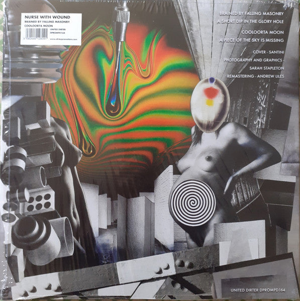 NURSE WITH WOUND (ナース・ウィズ・ウーンド) - Brained By Falling Masonry / Cooloorta Moon (UK 限定リマスター・ピクチャー12インチ+片面ダイカットジャケ/NEW)