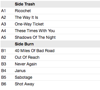 DEAD MOON (デッドムーン) - Trash & Burn (US 限定リマスター再発モノラル LP/ New) 米カルトガレージ'01年9作目アルバム
