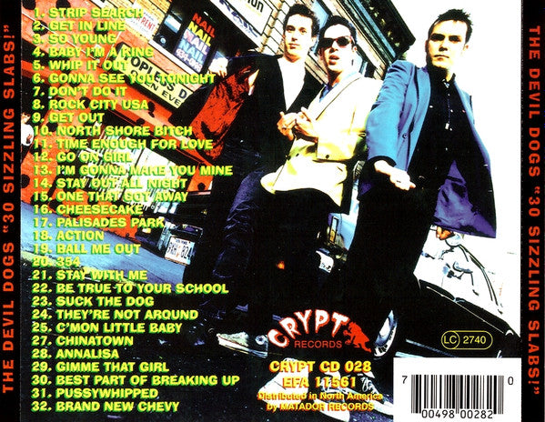 DEVIL DOGS (デヴィル・ドッグス) - 30 Sizzling Slabs ! (ドイツ限定再発 CD/廃盤 New) '89〜'91年3枚のアルバムから選曲のベスト32曲