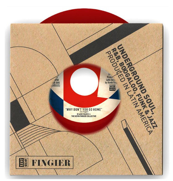 DIANE WARD & The Kevin Fingier Collective (ダイアン・ワード & ザ・ケヴィン・フィンガー・コレクティヴ) - Why Don't You Go Home (UK 限定「赤盤」7"/New)大当たり!MOD-R&Bノーザン好きドンピシャ、DJマスト!