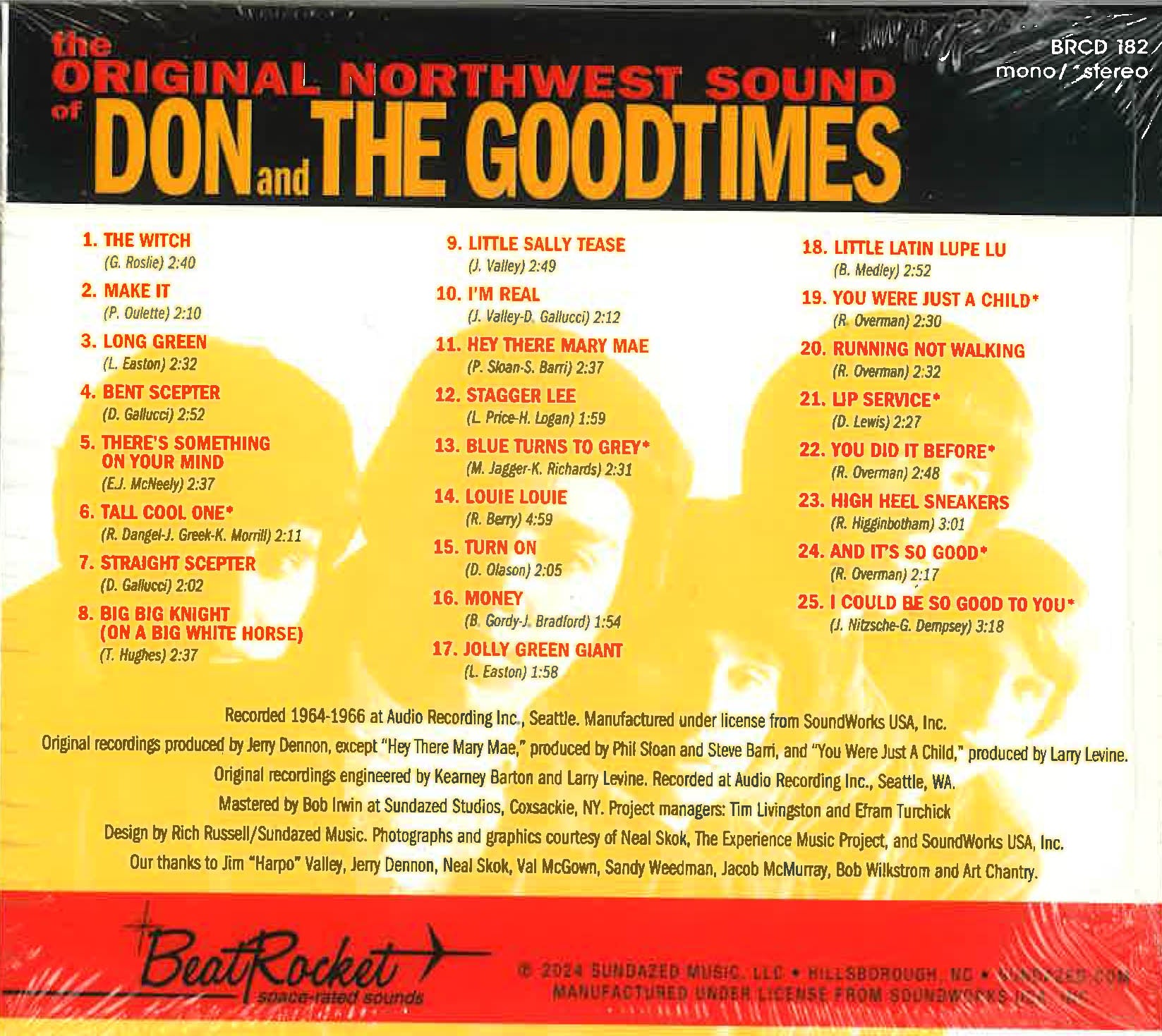 DON AND THE GOODTIMES (ドン・アンド・ザ・グッドタイムス) - The Original Northwest Sound Of Don & The Goodtimes (US 限定デジパックCD/ New)