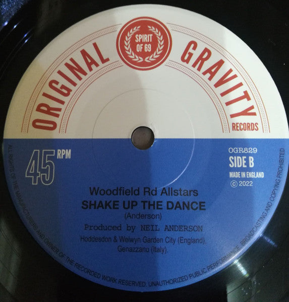 DONNOYA DRAKE / Woodfield Rd AllStars (ドノヤ・ドレイク / ウッドフィールド・ロード・オールスターズ) - Only You / Shake Up The Dance (UK 限定 7"/New)