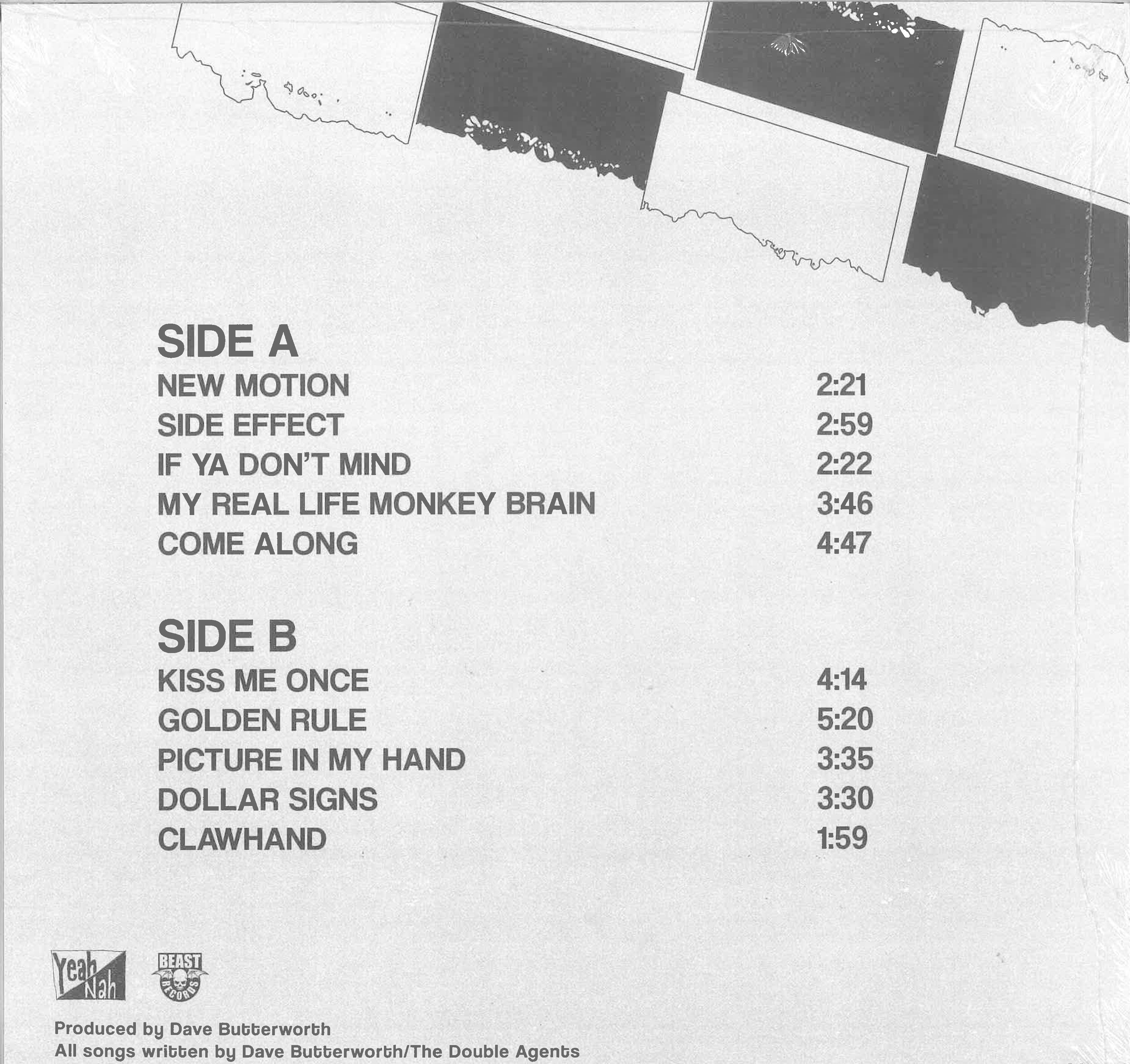 DOUBLE AGENTS (ダブル・エージェンツ) - New Motion (OZ 限定「黒盤」LP /New)