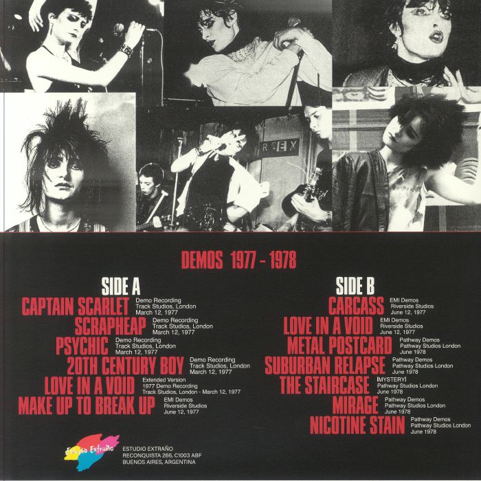 SIOUXSIE AND THE BANSHEES (スージー・アンド・ザ・バンシーズ) - Demos 1977-1978 (Poland 限定リリース LP/NEW)