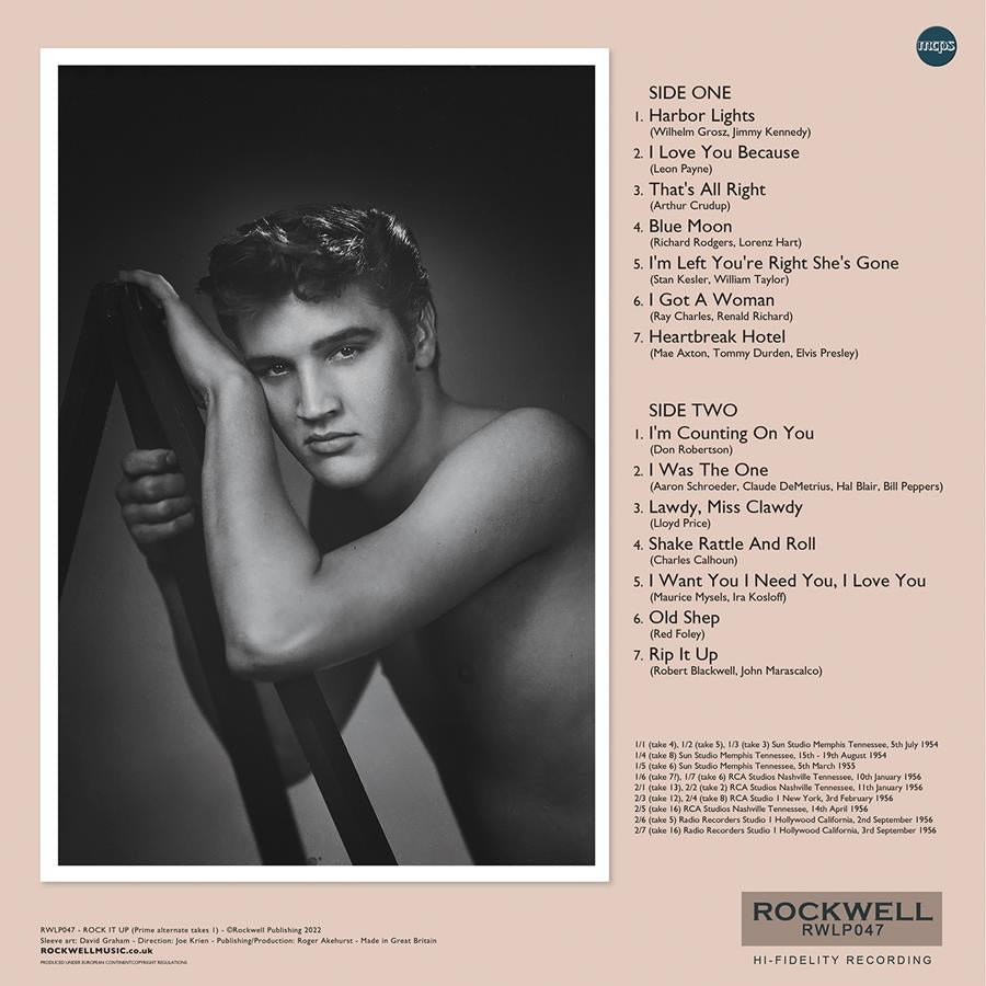 ELVIS PRESLEY (エルヴィス・プレスリー) - Rock It Up (EU 限定「ライト・ブルー・ヴァイナル」LP/New) '54〜'56年別テイク全14曲!