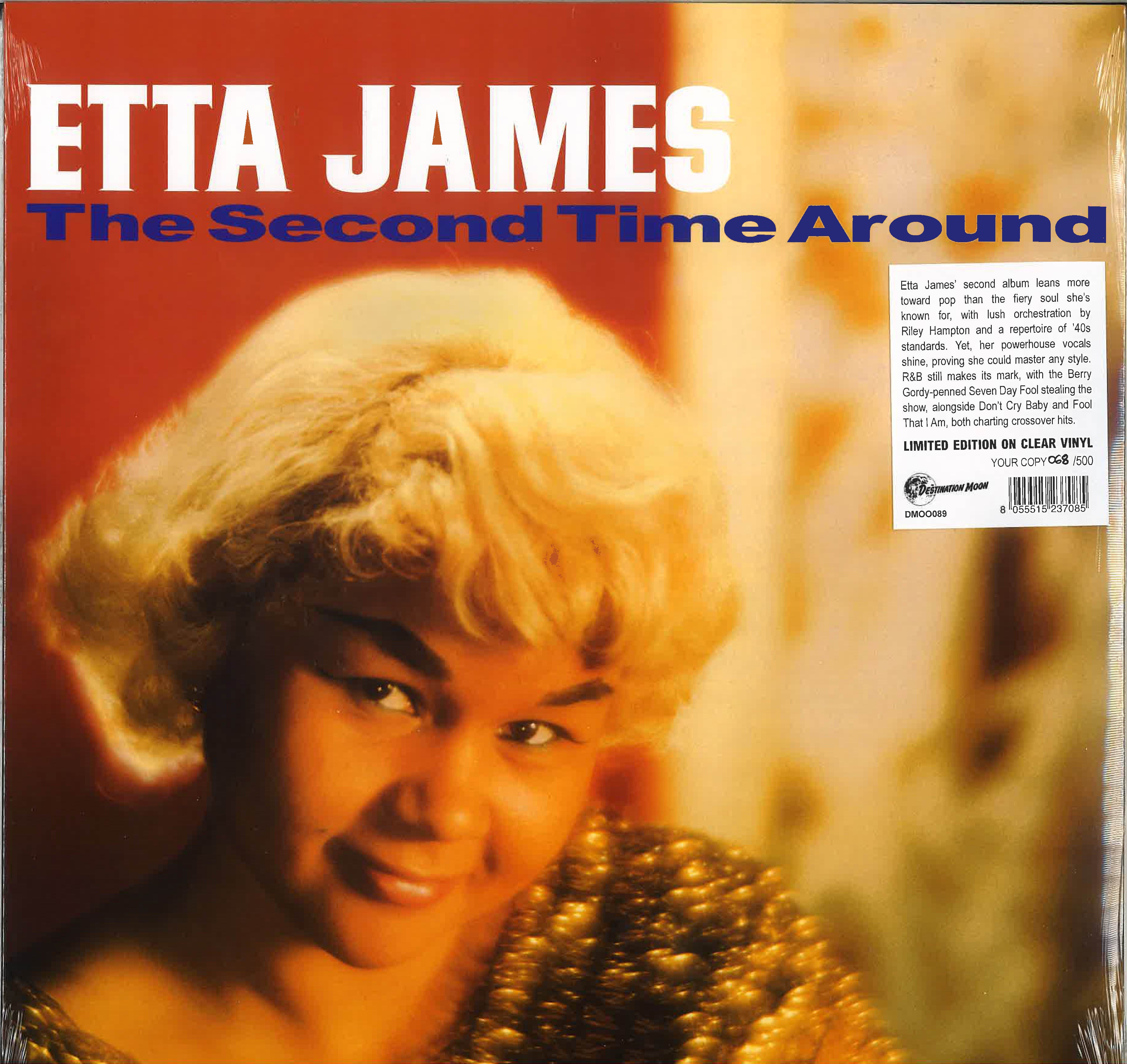 ETTA JAMES (エタ・ジェイムズ) - The Second Time Around (EU 500枚限定ナンバリング入り「クリアVINYL」再発 LP/New) '61年名作セカンド・アルバム!