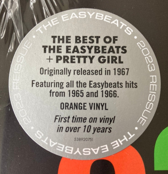 EASYBEATS (イージービーツ) - The Best Of The Easybeats + Pretty Girl (全世界共通限定リマスター再発「オレンジ VINYL」モノラル LP/ New)