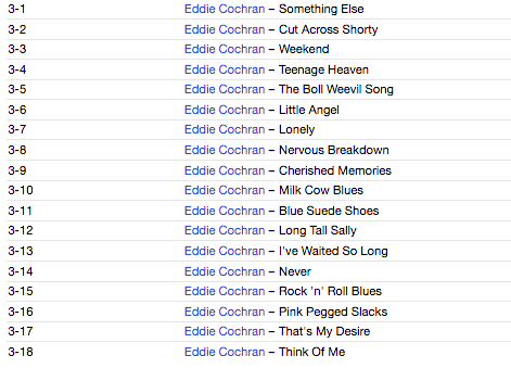 EDDIE COCHRAN (エディ・コクラン) - The Absolutely Essential Collection (UK 限定 3xCD / New)ベスト56曲!