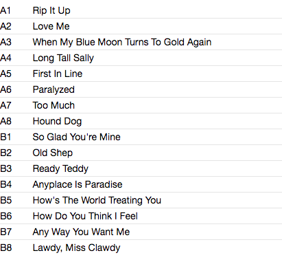 ELVIS PRESLEY (エルヴィス・プレスリー) - Elvis (2nd Album) (EU 限定ボーナス入り再発180g LP/ New)’56年セカンド・アルバム