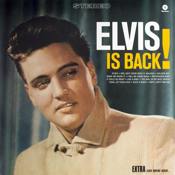 ELVIS PRESLEY (エルヴィス・プレスリー) - Elvis Is Back ! (EU 限定ボーナス追加全16曲入り再発 180g LP-見開きジャケ/ New) ’60年除隊後の復帰第一弾!