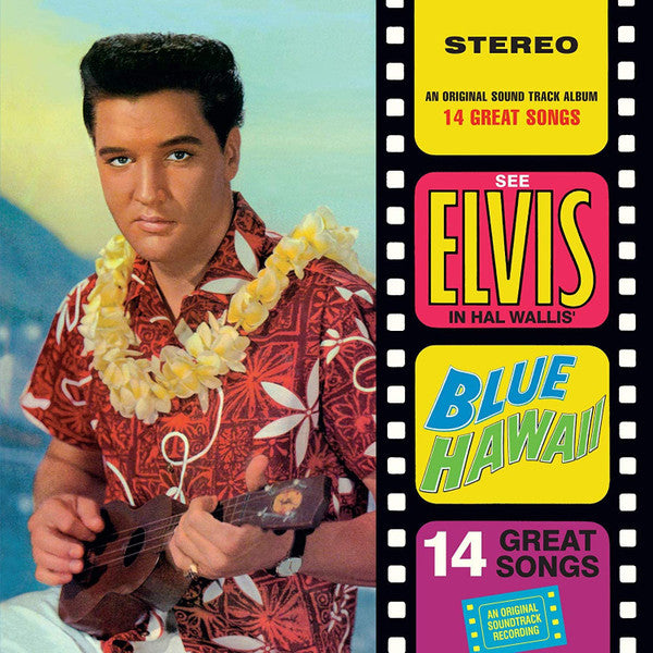 ELVIS PRESLEY (エルヴィス・プレスリー) - Blue Hawaii (EU 限定ボーナス入り再発180g「ブルーVINYL」ステレオLP/New)'61年主演映画サントラ