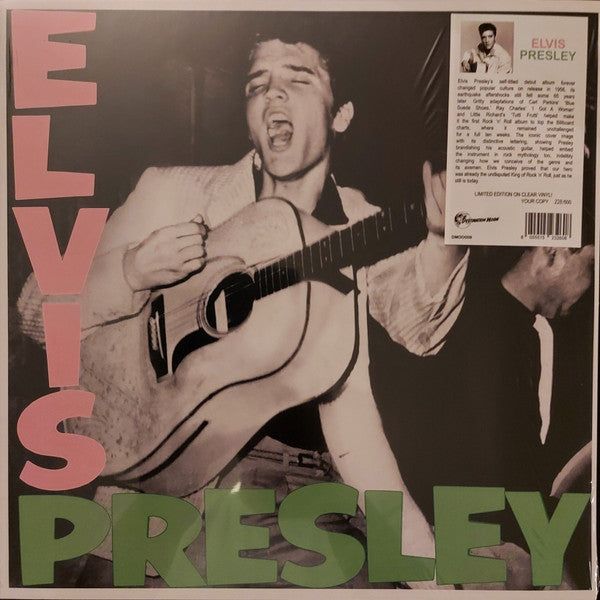 ELVIS PRESLEY (エルヴィスプレスリー) - Elvis Presley (1st) (EU 限定500枚ナンバリング入り復刻再発「クリア・ヴァイナル LP/New-DMOO-009 ) ’56年デビュー・アルバム!
