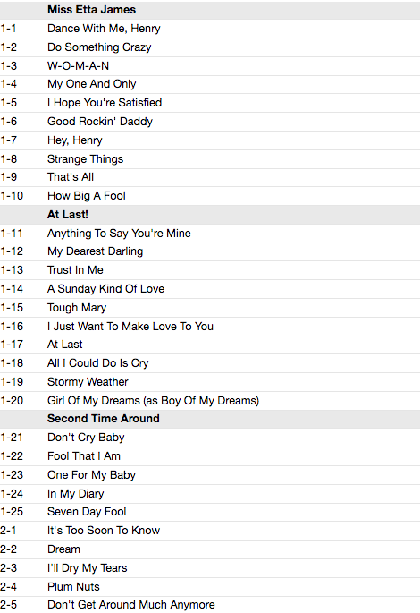 ETTA JAMES (エタ・ジェイムズ) - Five Classic Albums (UK 限定合体再発CDx2枚組D/New) 全50曲!