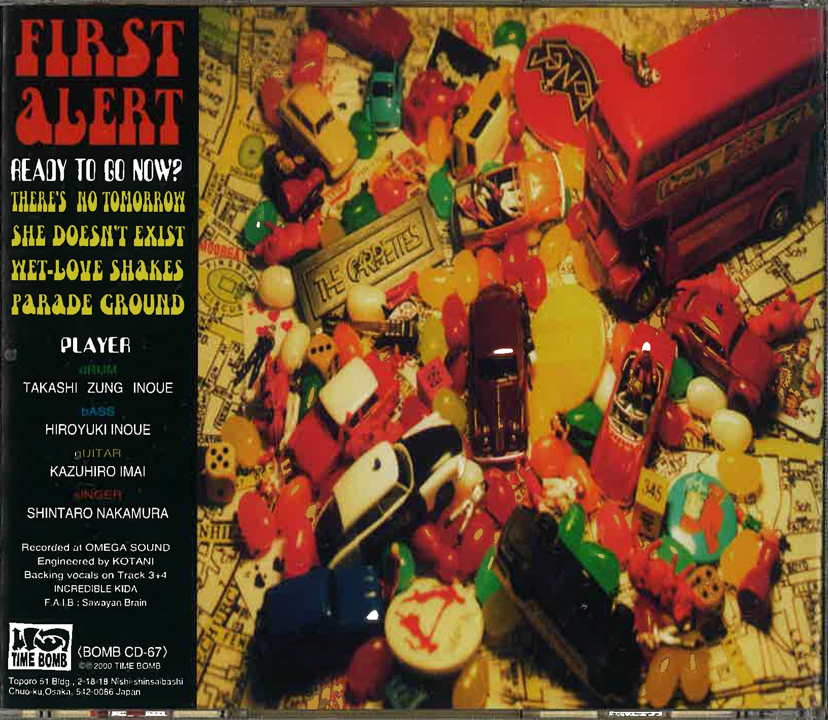 FIRST ALERT (ファースト・アラート) - On Secret Mission (Japan タイムボム 限定CD/New)2000年4曲入り!