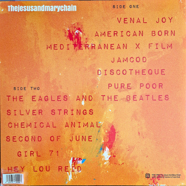 JESUS AND MARY CHAIN, THE (ジーザス・アンド・メリー・チェイン) - Glasgow Eyes (EU 限定「クリアレッドヴァイナル」 LP/NEW)