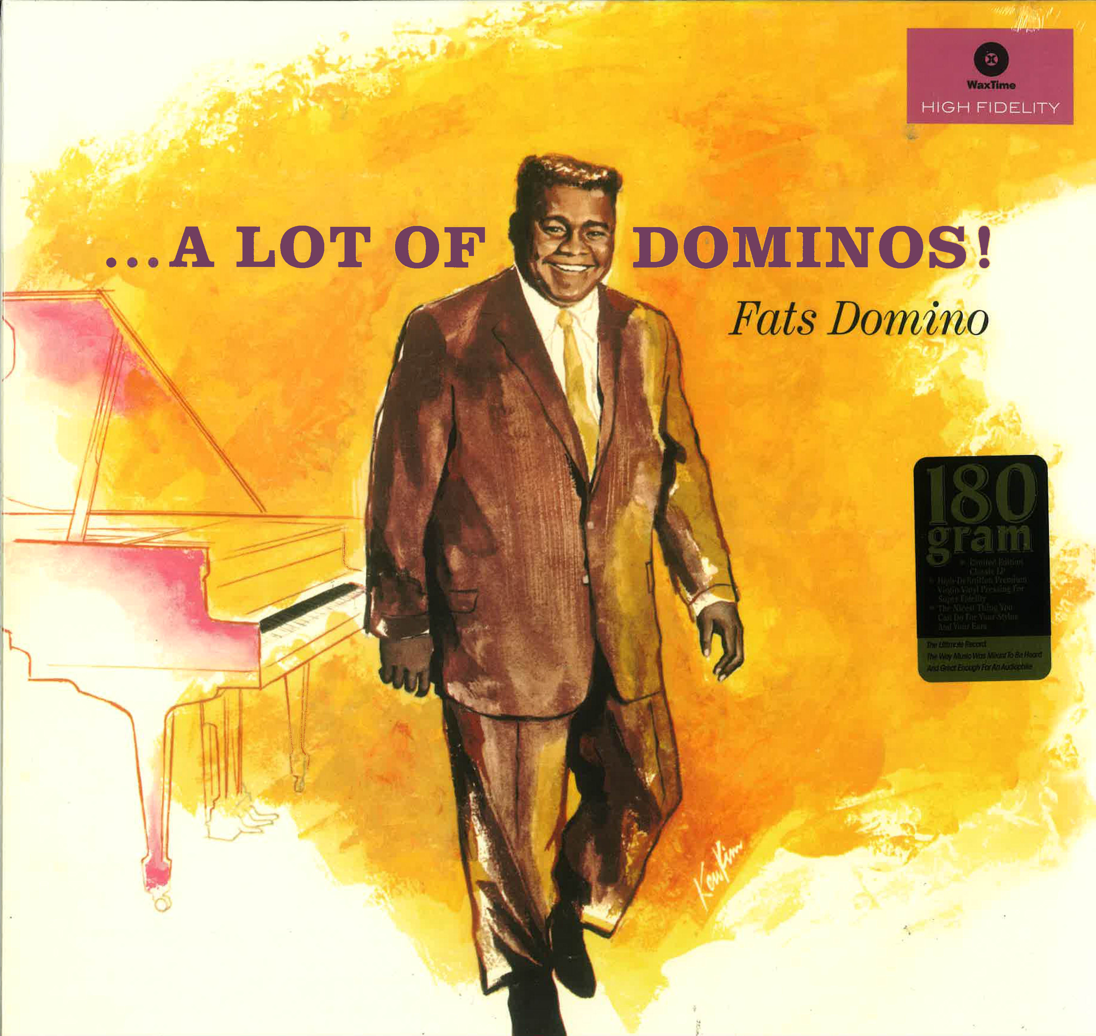 FATS DOMINO (ファッツ・ドミノ) - ...A Lot Of Dominos ! (EU 限定復刻ボーナス入り再発180g LP/New)