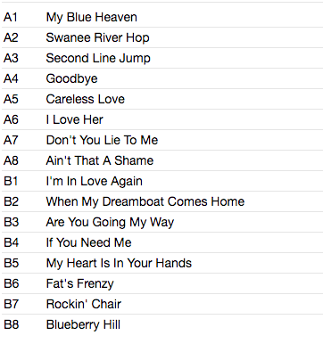 FATS DOMINO (ファッツ・ドミノ) - Rock And Rollin' (EU 限定復刻ボーナス入り再発180g LP/New)'56年セカンド・アルバム