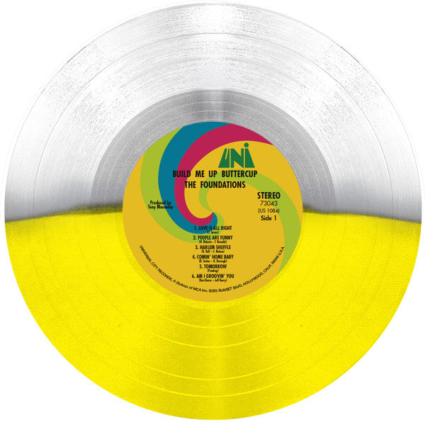 FOUNDATIONS, THE (ザ・ファウンデーションズ) - Build Me Up Buttercup (US 限定2000枚再発「黄色&シルヴァー VInyl」ステレオ LP+インナー、帯/New) '68年米国のみで発表のセカンド・アルバム