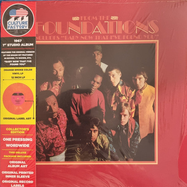 FOUNDATIONS, THE (ザ・ファウンデーションズ) - From The Foundations (US 限定再発「オレンジスモーク VInyl」ステレオ LP+インナー、帯/New) '67年デビュー・アルバム!