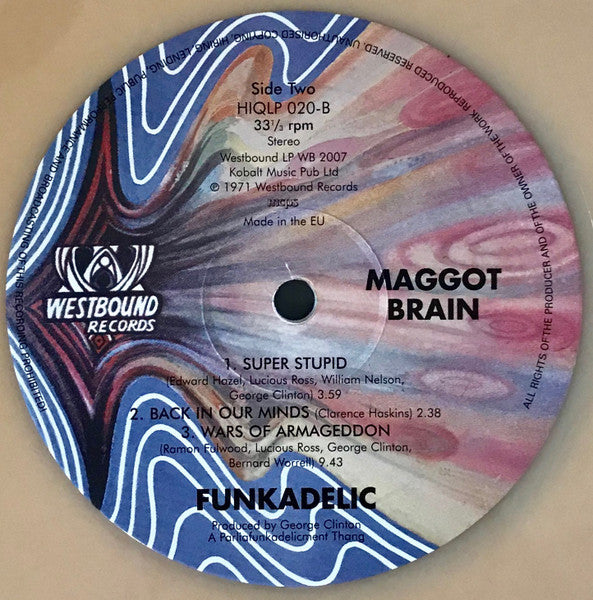 FUNKADELIC (ファンカデリック) - Maggot Brain (EU 限定復刻再発「カラー(ピーチ?)VINYL」 LP-見開きジャケ/New-HIQLP-20)
