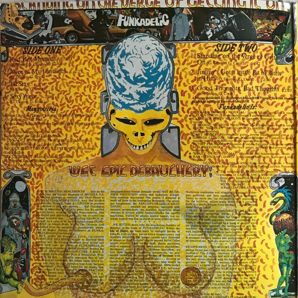 FUNKADELIC (ファンカデリック) - Standing On The Verge Of Getting It On (EU 限定復刻再発アナログLP-見開きジャケ/New)