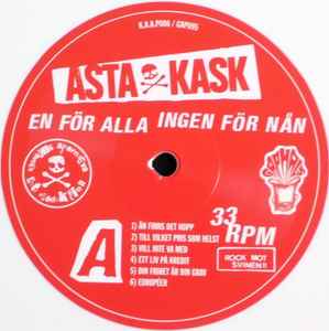 ASTA KASK (アスタ・カスク) - En For Alla Ingen For Nan (Sweden 正規再発「限定白ヴァイナル」LP / New) アスタカスク40周年記念!