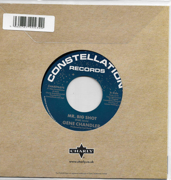 GENE CHANDLER / DEE CLARK (ジーン・チャンドラー / ディー・クラーク) - Mr Big Shot / That's My Girl (UK 限定再発スプリット 7"/New) アップテンポ・ノーザン名曲!