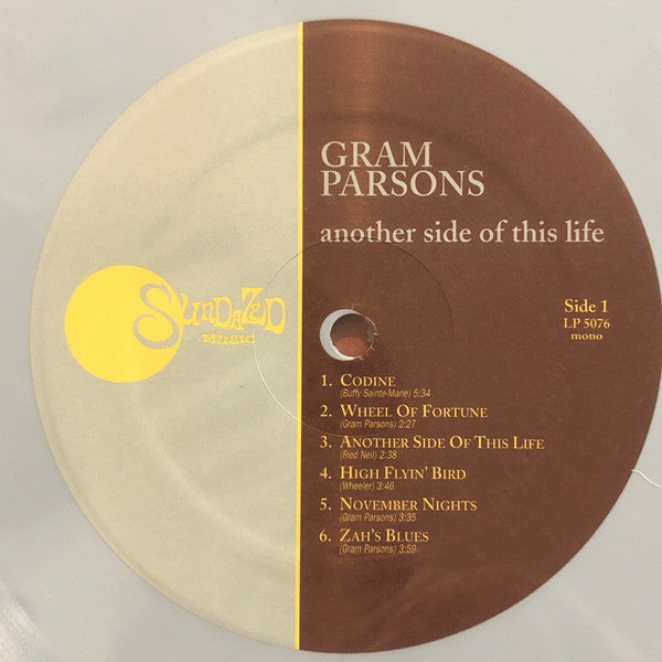 GRAM PARSONS (グラム・パーソンズ) - Another Side of This Life (US 限定「スカイブルーVINYL」モノラル LP/New)