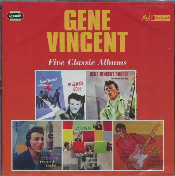 GENE VINCENT (ジーン・ヴィンセント) - Five Classic Albums (EU 限定再発 2xCD/New) 全60曲！