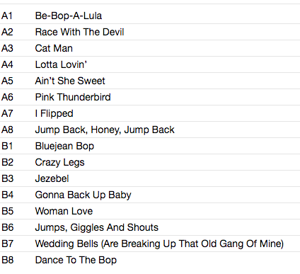 GENE VINCENT (ジーン・ヴィンセント) - The Very Best Of Gene Vincent (UK 限定プレス 180g LP/New)