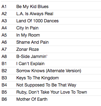 GUN CLUB (ガン・クラブ) - In My Room (EU 限定プレス LP/New)