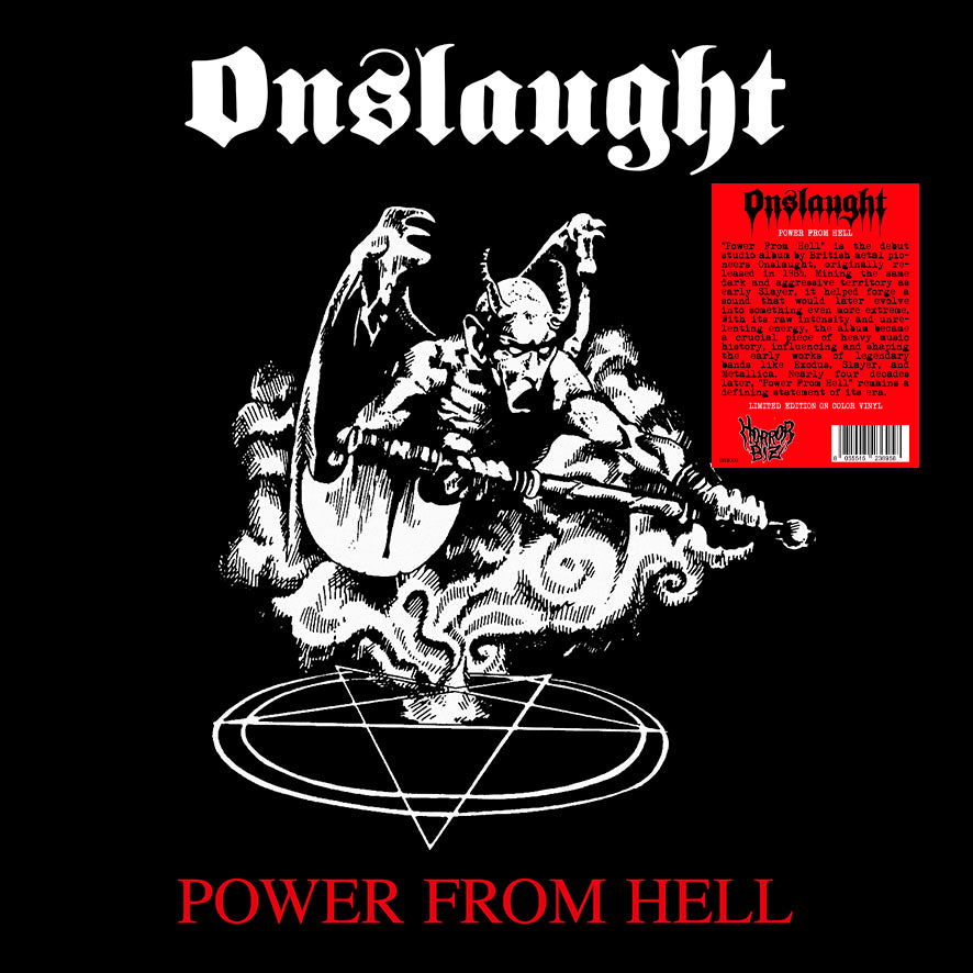 ONSLAUGHT (オンスロート) - Power From Hell (Italy 限定正規再発「レッドヴァイナル」LP/ New) '85年ファーストアルバム!