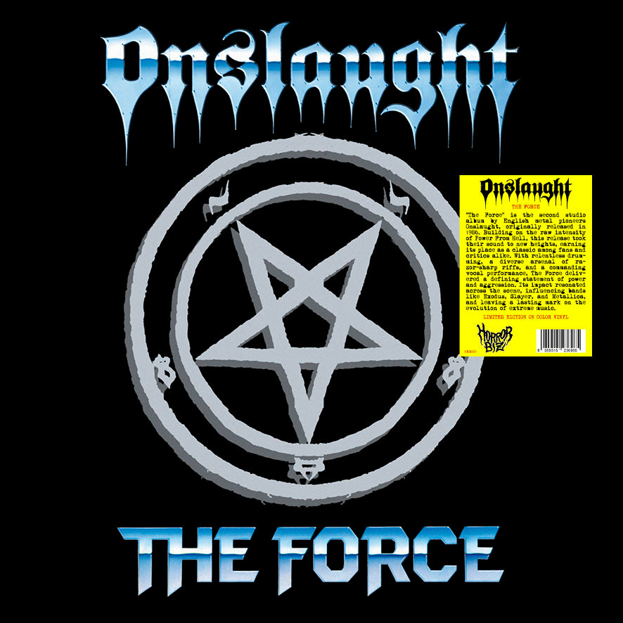 ONSLAUGHT (オンスロート) - The Force (Italy 限定正規再発「ブルーヴァイナル」LP/ New) '86年セカンドアルバム!