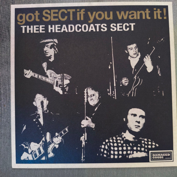 HEADCOATS SECT (ヘッドコーツ・セクト) - Got Sect If You Want It ! (UK 限定4曲入りジャケ付き7インチEP/New) ヘッドコーツ+ダウンライナーズセクト夢の合体バンド25年新作EP