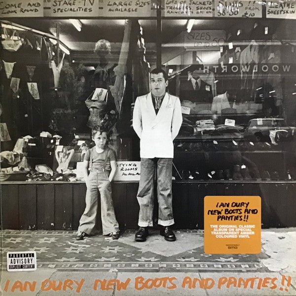 IAN DURY & THE BLOCKHEADS (イアン・デューリー&ザ・ブロックヘッズ) - New Boots And Panties !! (UK 限定復刻再発「オレンジ VINYL」LP/New)