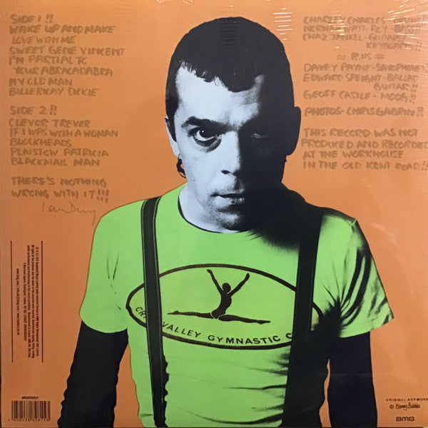 IAN DURY & THE BLOCKHEADS (イアン・デューリー&ザ・ブロックヘッズ) - New Boots And Panties !! (UK 限定復刻再発「オレンジ VINYL」LP/New)