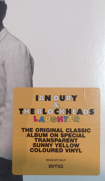 IAN DURY & THE BLOCKHEADS (イアン・デューリー&ザ・ブロックヘッズ) - Laughter (UK 限定再発「クリア・イエローVINYL」LP/New)'80年名作サード・アルバム