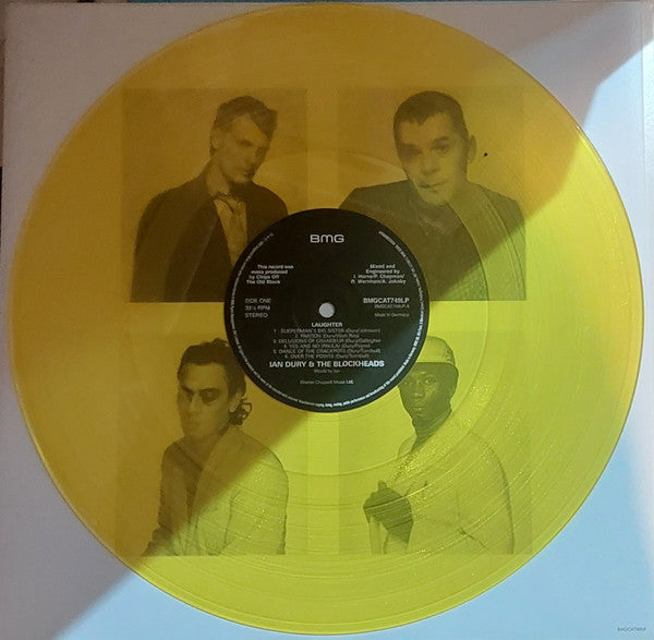 IAN DURY & THE BLOCKHEADS (イアン・デューリー&ザ・ブロックヘッズ) - Laughter (UK 限定再発「クリア・イエローVINYL」LP/New)'80年名作サード・アルバム