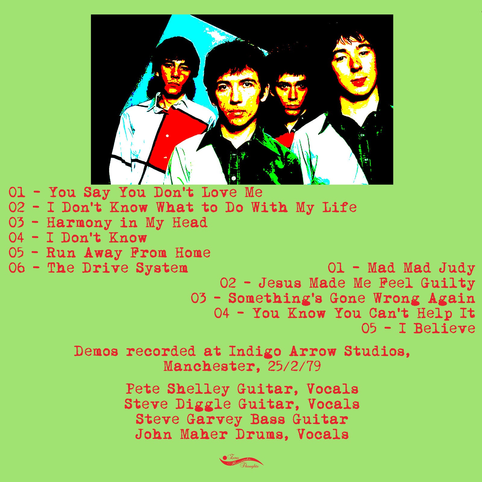 BUZZCOCKS (バズコックス) - Harmony In My Head : The A Different Kind Of Tension Demos 1979 (EU 限定プレス LP/ New) 3rd アルバムのデモ音源集!