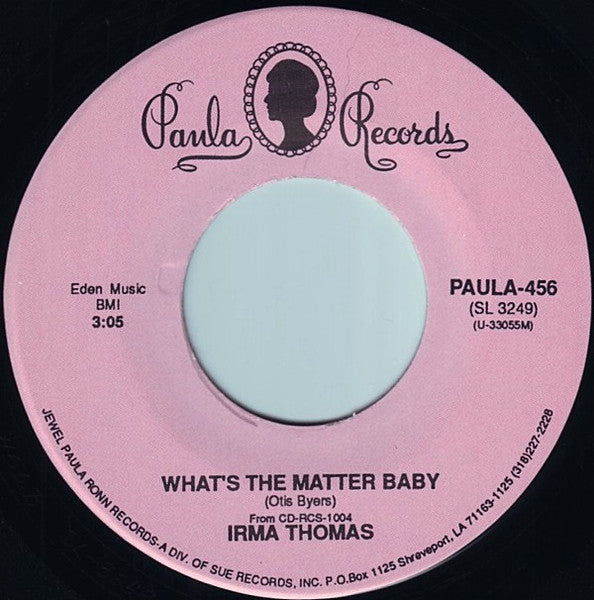 IRMA THOMAS (アーマ・トーマス) - I Can't Help Myself / What's The Matter Baby (US オリジナル 7"/廃盤 New) 4トップス'65年モータウン大ヒット曲の絶妙カヴァ
