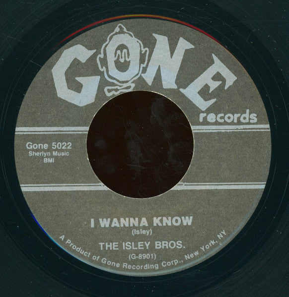 ISLEY BROTHERS (アイズレー・ブラザーズ) - I Wanna Know / Everybody's Gonna Rock & Roll (US 限定リプロ再発 7インチ/ New) ストロールR&B名曲!
