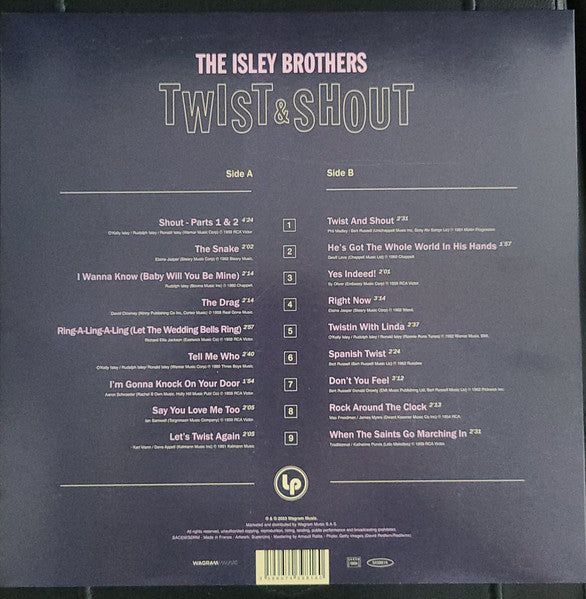 ISLEY BROTHERS (アイズレー・ブラザーズ) - Twist & Shout (フランス限定プレス・モノラル LP/New)R&B-ソウル界大御所の、初期ベスト全18曲!
