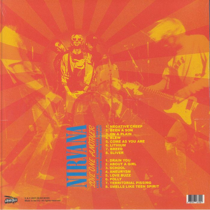 NIRVANA (ニルヴァーナ) - Love One Another Live At Nakano Sunplaza Tokyo, Japan (EU 300枚限定「ターコイズヴァイナル」 LP/NEW) ライブアルバム