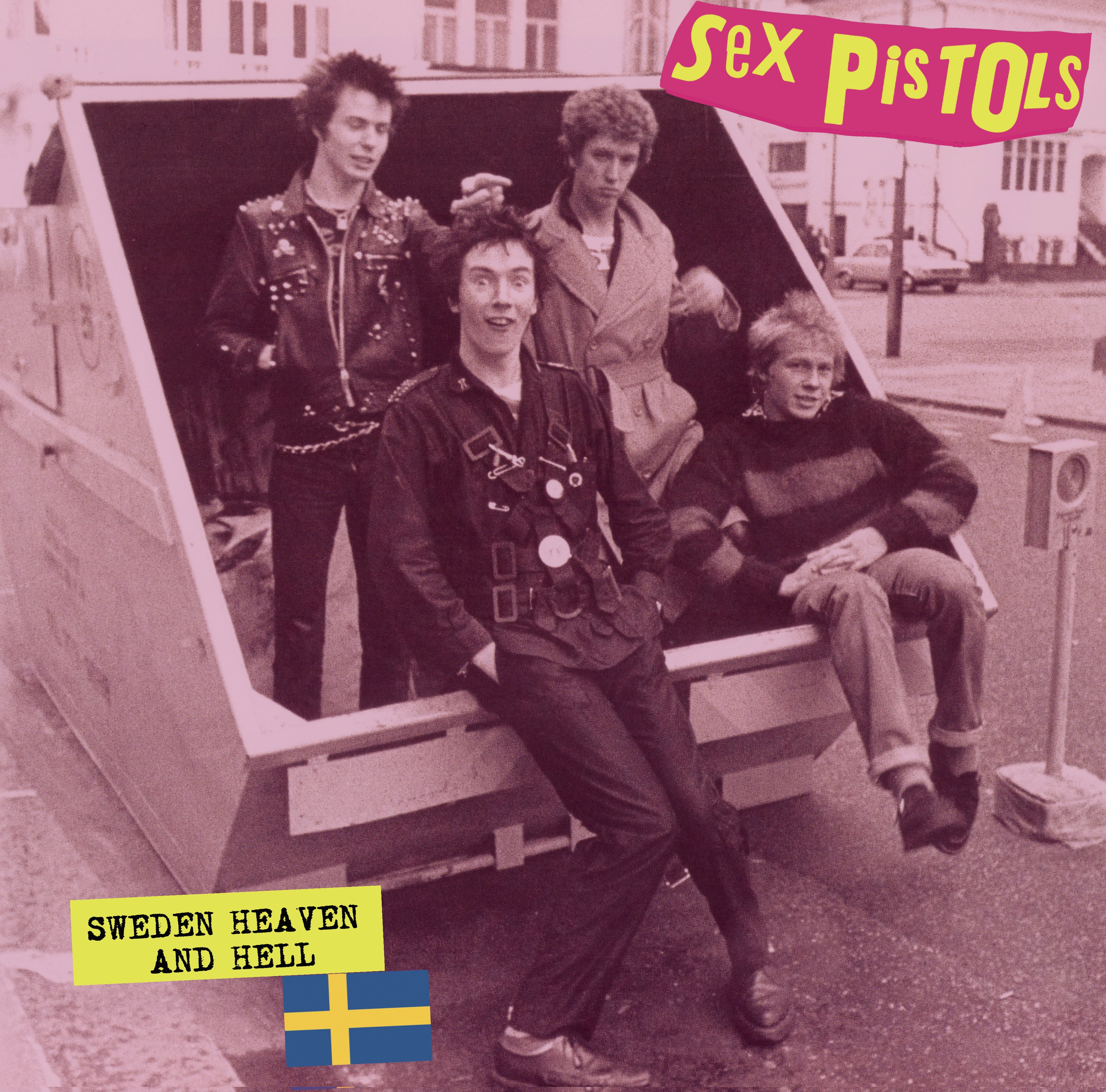 SEX PISTOLS (セックス・ピストルズ) - Sweden Heaven And Hell (EU 300枚限定「ピンクヴァイナル」LP/ New) '77年7月のスウェーデン公演をカップリング収録!