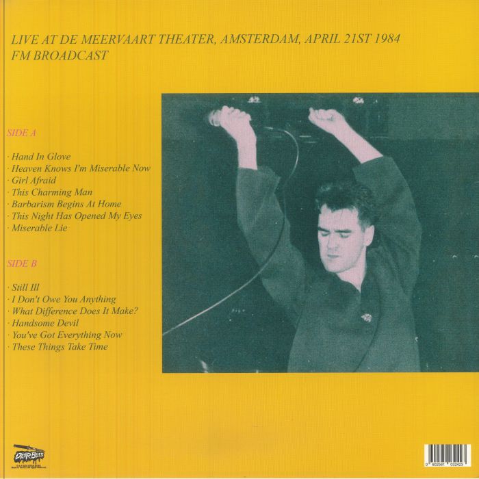 SMITHS, THE (ザ・スミス) - Dutch Courage Live: Live At De Meervaart Theater (EU 300枚限定「カラー盤」 LP/NEW) '84年オランダ録音ライブアルバム