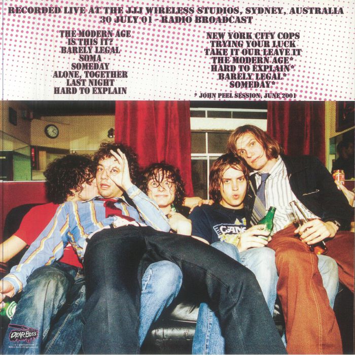 STROKES, THE (ザ・ストロークス) - Barely Legal (EU 限定500枚「ピンク盤」 LP/NEW) '01年オーストラリア録音ライブアルバム